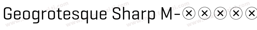 Geogrotesque Sharp M字体转换